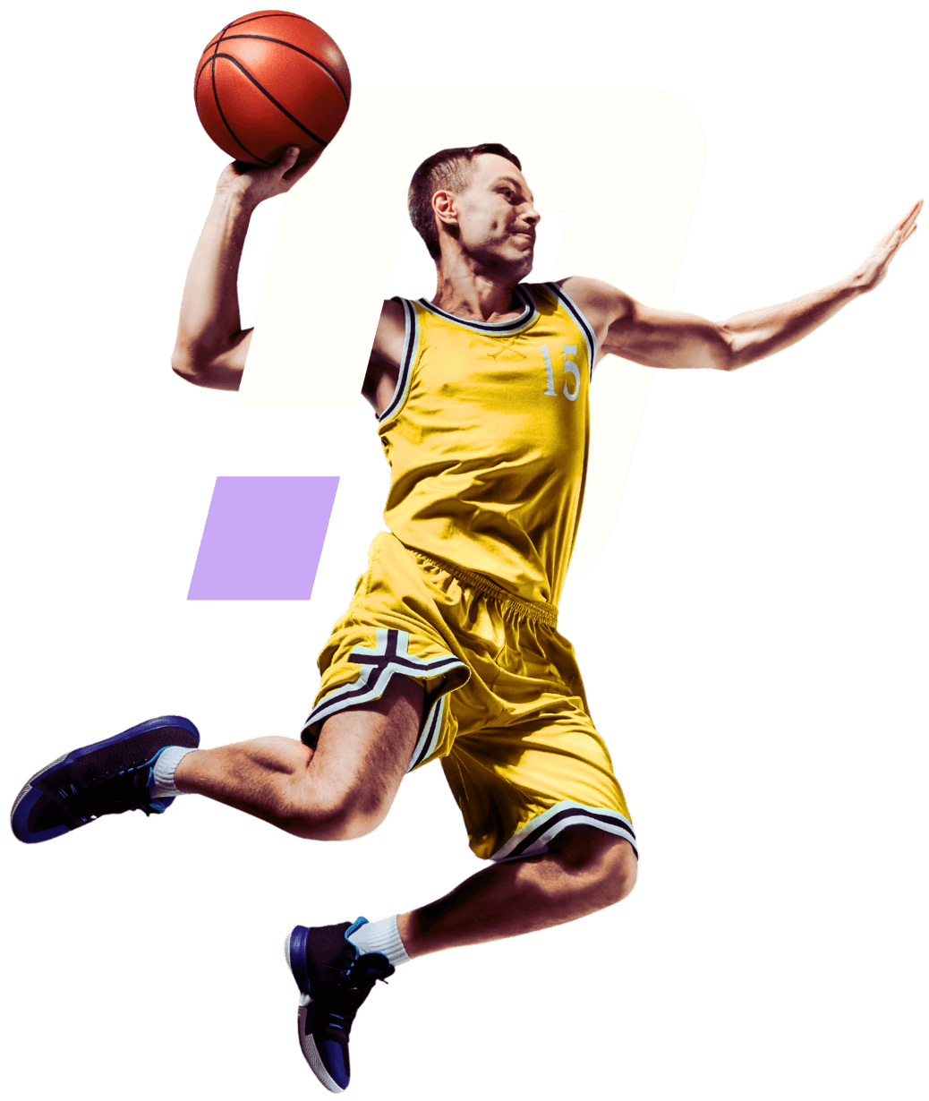 Basketman avec le logo DevByStep